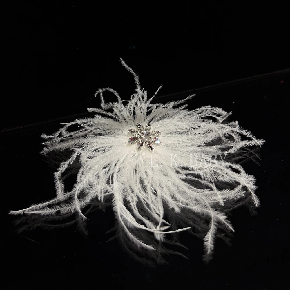 非金属胸针 【L.K.BABY】高级感氛围感太阳花羽毛胸花配饰