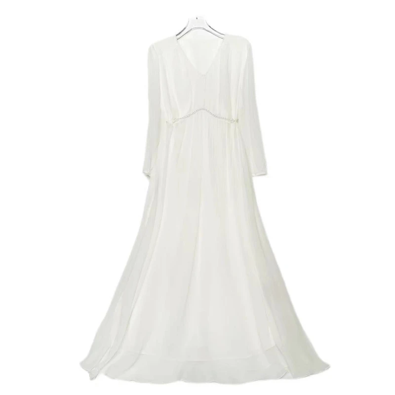 【2024-文文】重磅100桑蚕丝连衣裙5410组合连接