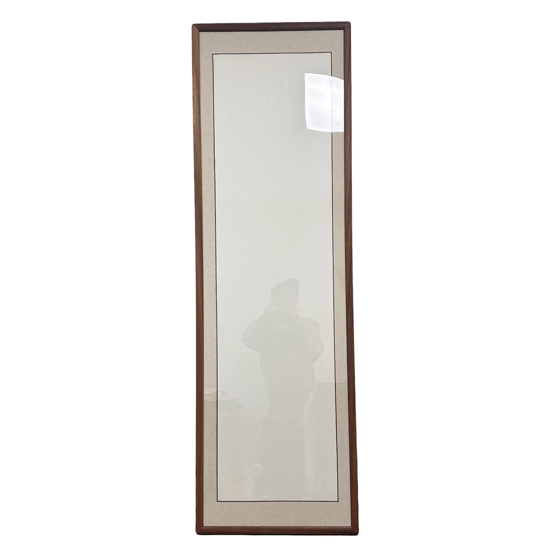 近思——60X200沙比利乌檀木实木画框配内白内麻宣纸【到手1个框】