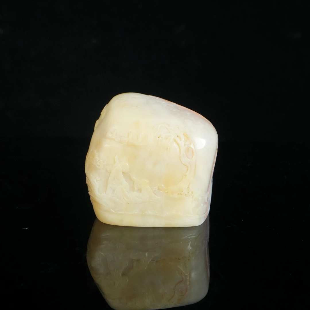 DY-B5800 寿山石田黄江帆远影随形章 50*29*46mm118.45gg