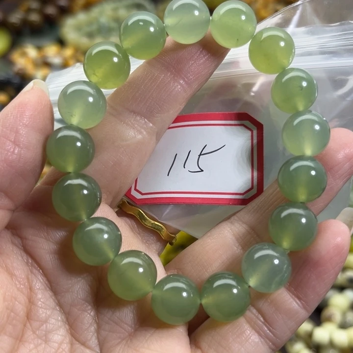 蛇纹石玉未镶嵌手链