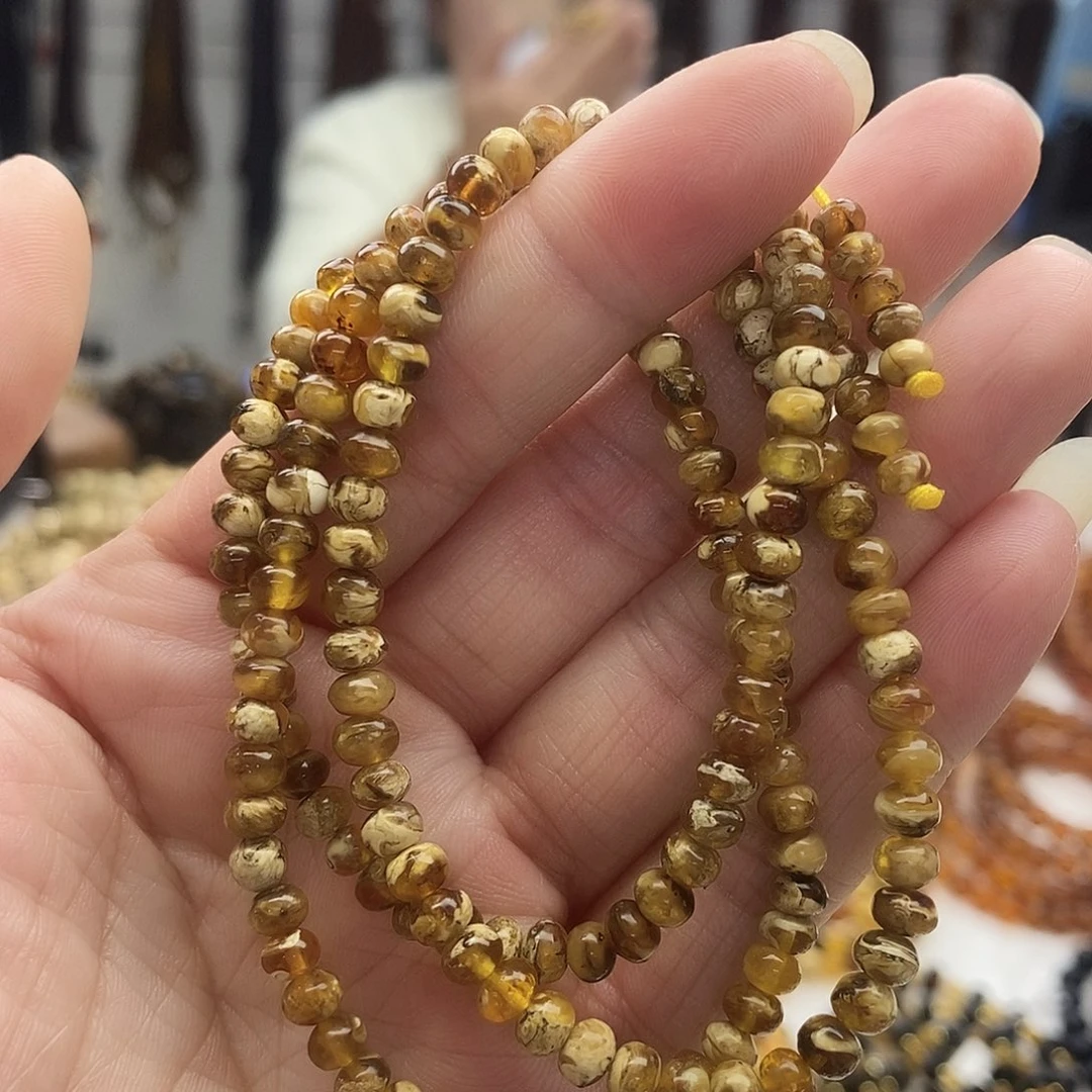 琥珀未镶嵌裸石琥珀4-5