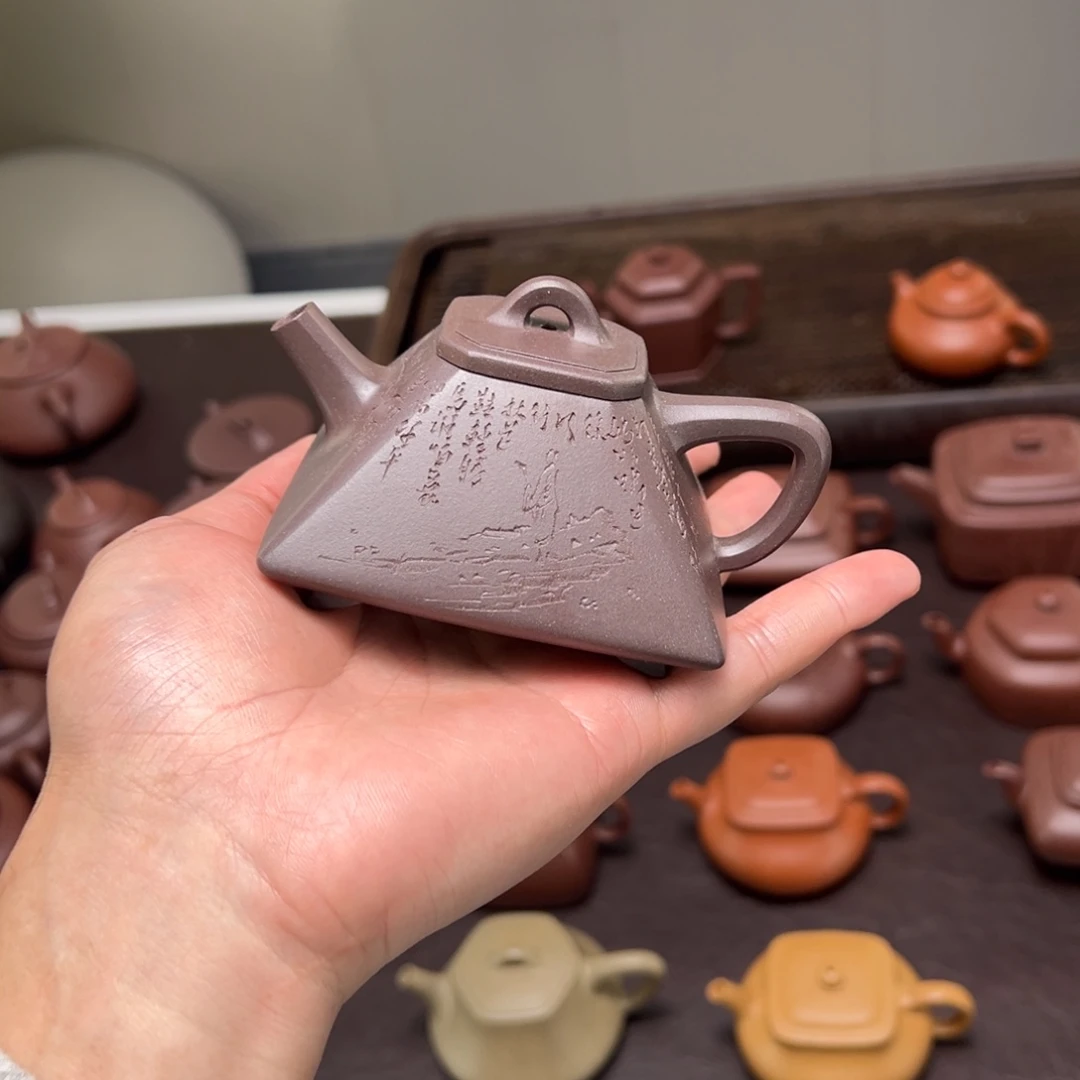 涨***涨紫砂茶壶宜兴紫砂壶的制作