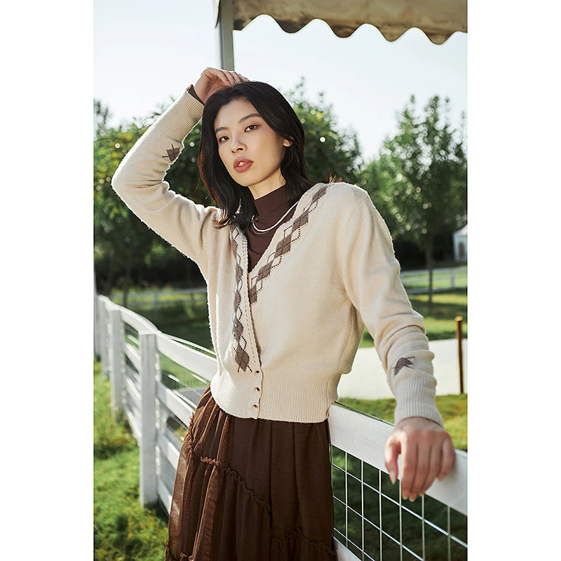 【商场同款】绵羊毛32.9% 冬季针织毛衫9412260916