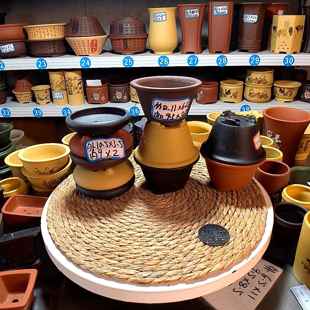 宜兴紫砂紫砂花盆花盆