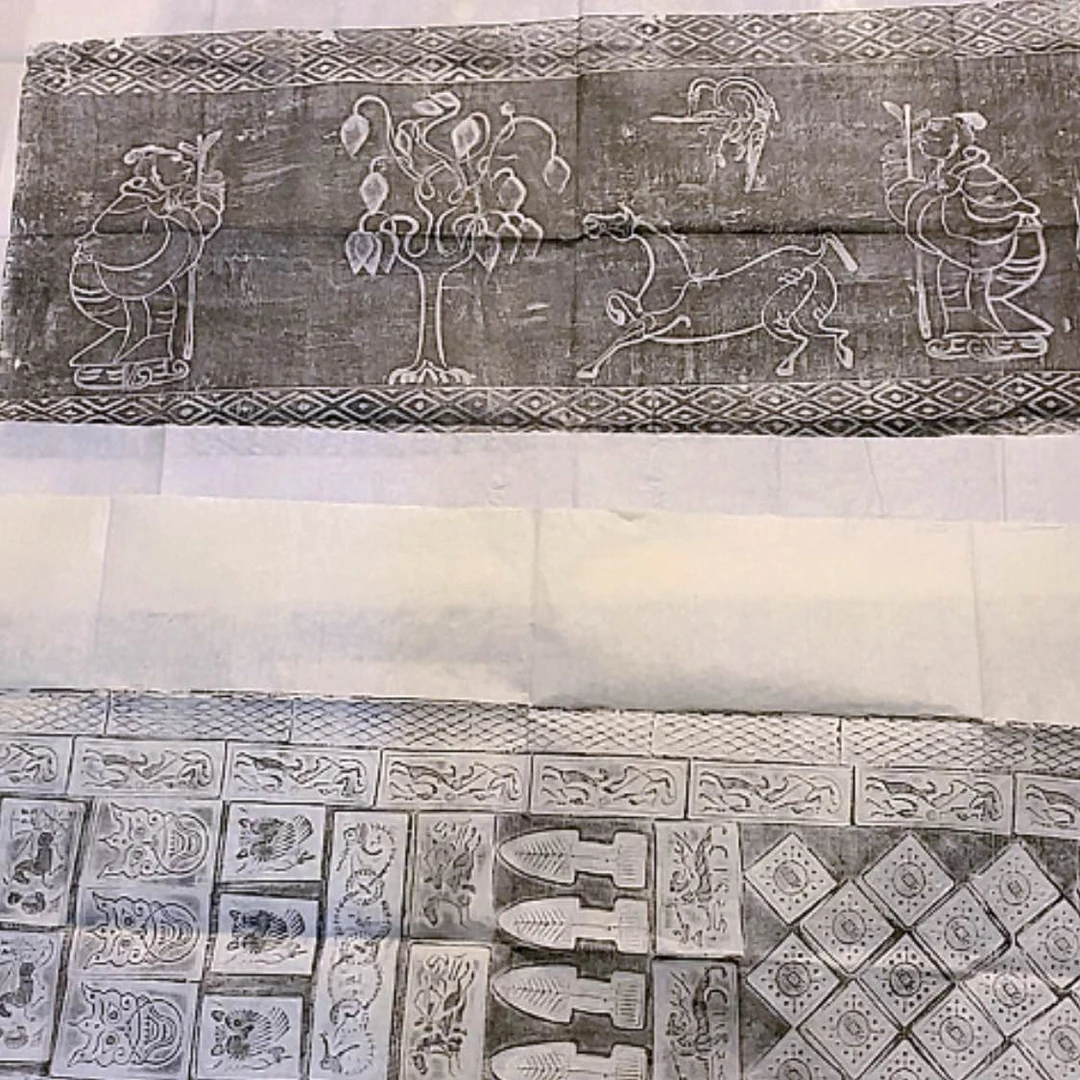 【闪购商品】拓片用纸其他汉砖拓片2张