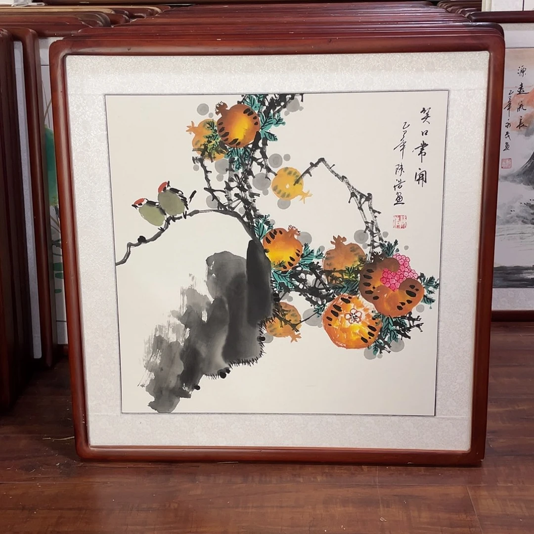 国画带框尺寸63*63厘米