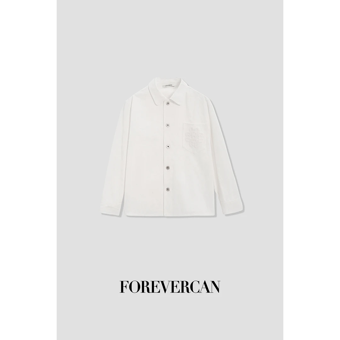 FOREVERCAN“丹宁哲学”简约百搭休闲牛仔外套ST20202B