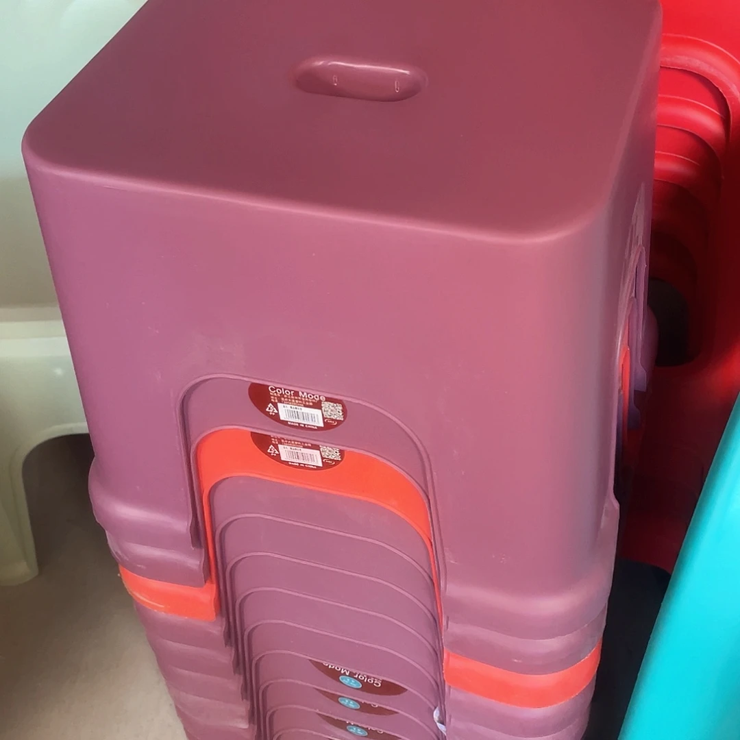 塑料清仓特价加厚小方凳1个颜色随机