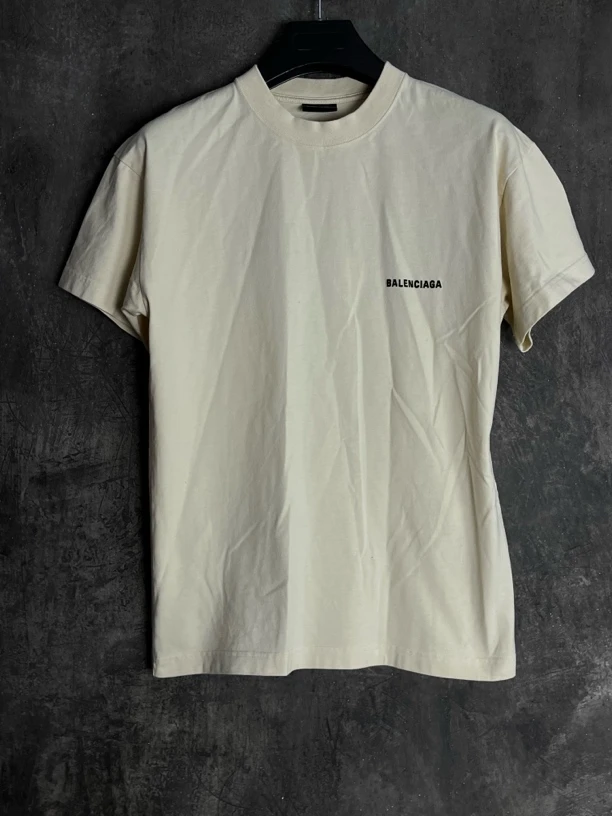 全新未使用 Balenciaga/巴黎世家 XS码*1/前后刺绣logo短袖/02789