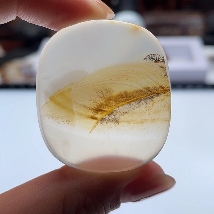 玛瑙/玉髓吊坠(不含链)未镶嵌泥*