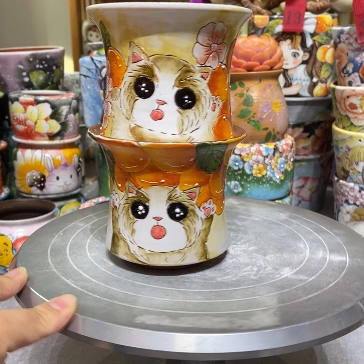 景德镇艺术手绘作品