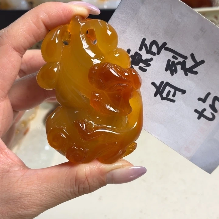 玛瑙/玉髓未镶嵌吊坠(不含链)