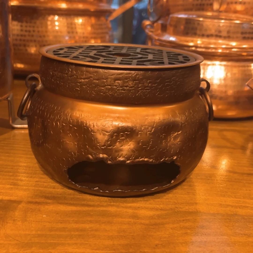 熏晕色葫芦炉子手工锻打工艺