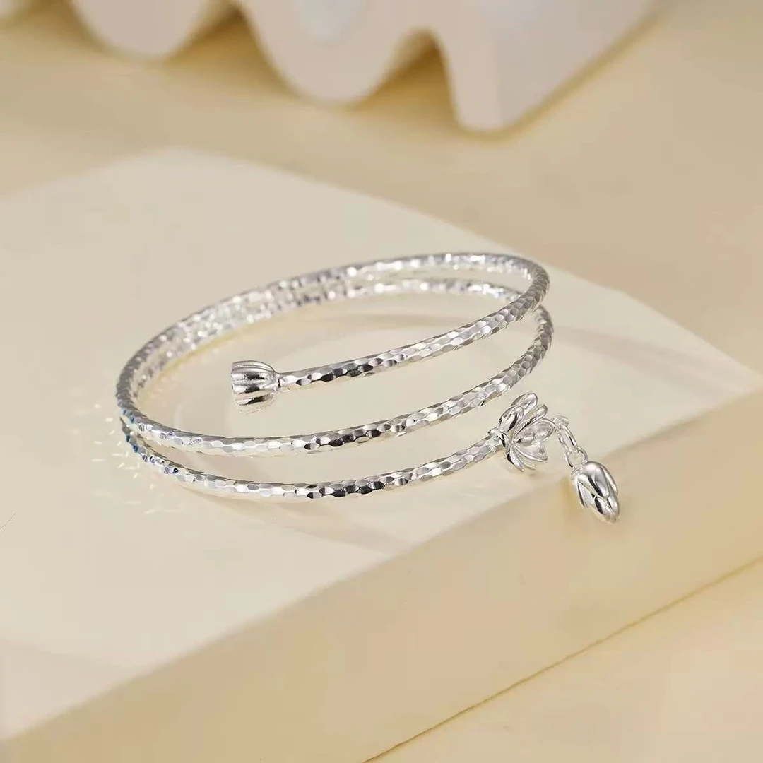 手链 122亮面切割三圈手链