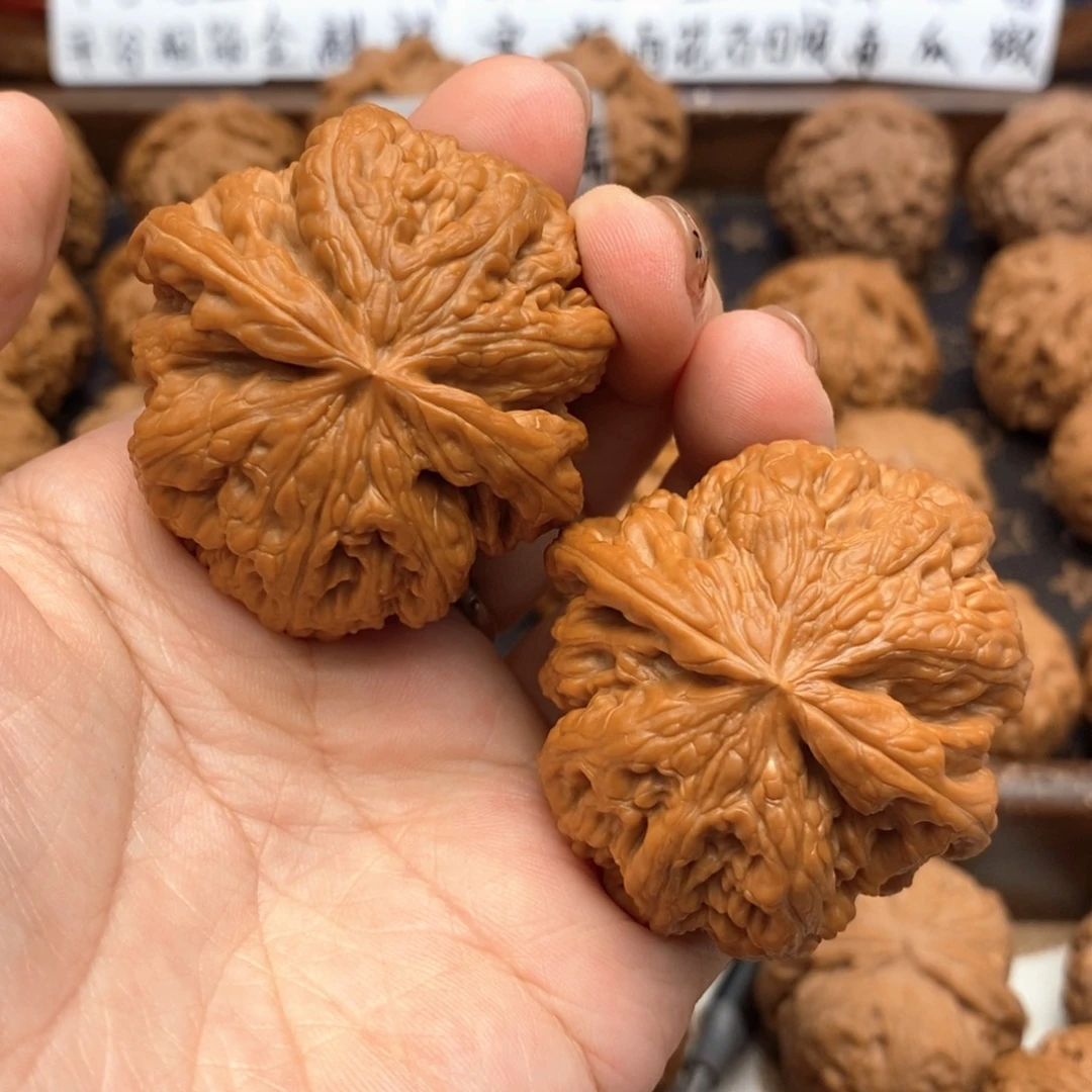 把件文玩核桃45尺全品平谷大粗筋