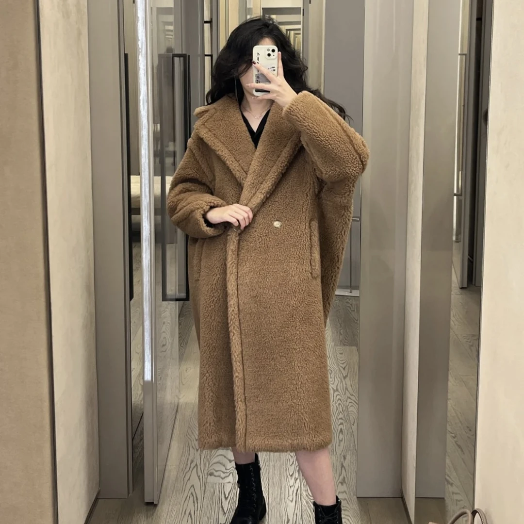 95新 MaxMara  aa0770 驼色泰迪大衣 s码 轻微污渍