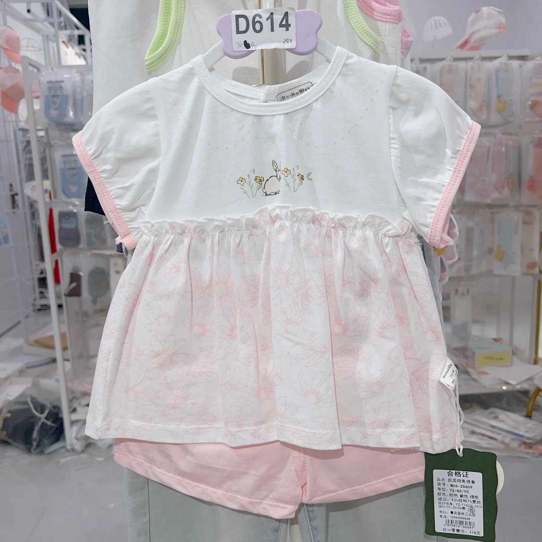 套头夏季宝宝短袖套装