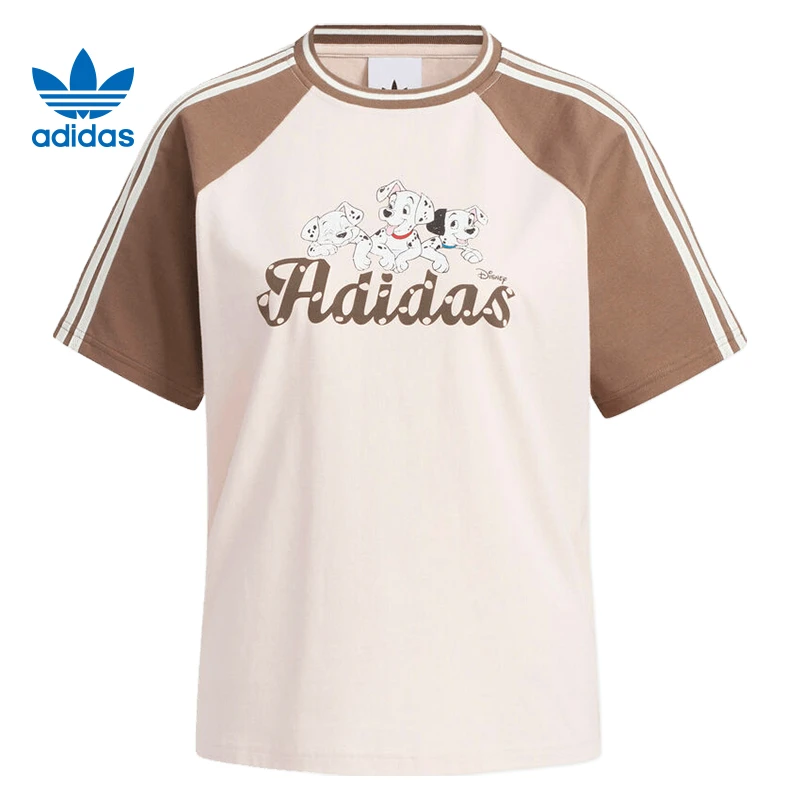 adidas Originals阿迪三叶草女子针织休闲短T恤KG6699