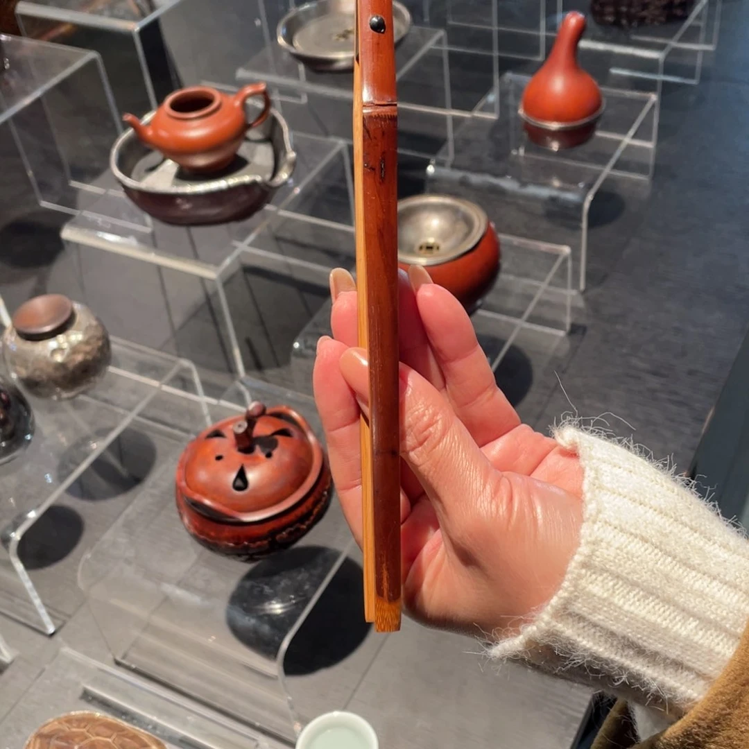 紫砂茶道老煤竹茶夹