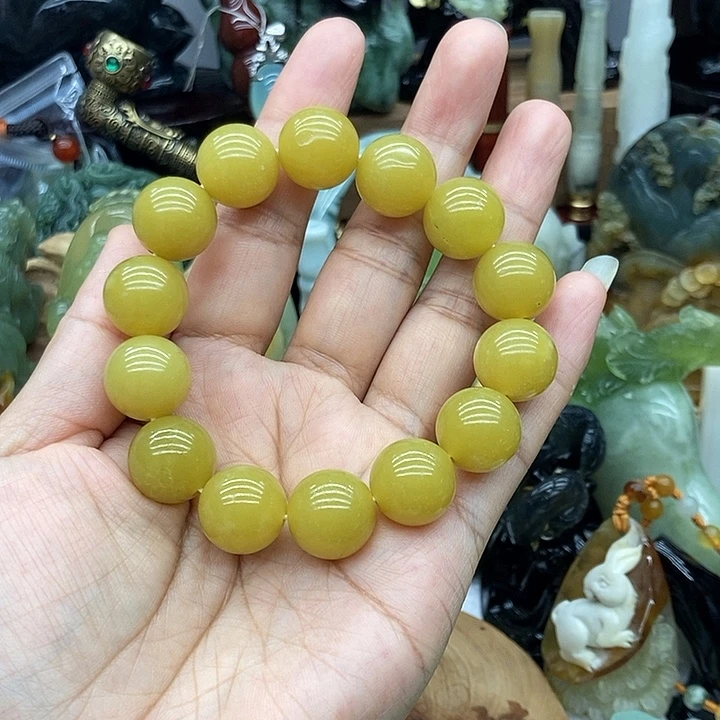 岫玉未镶嵌手把件