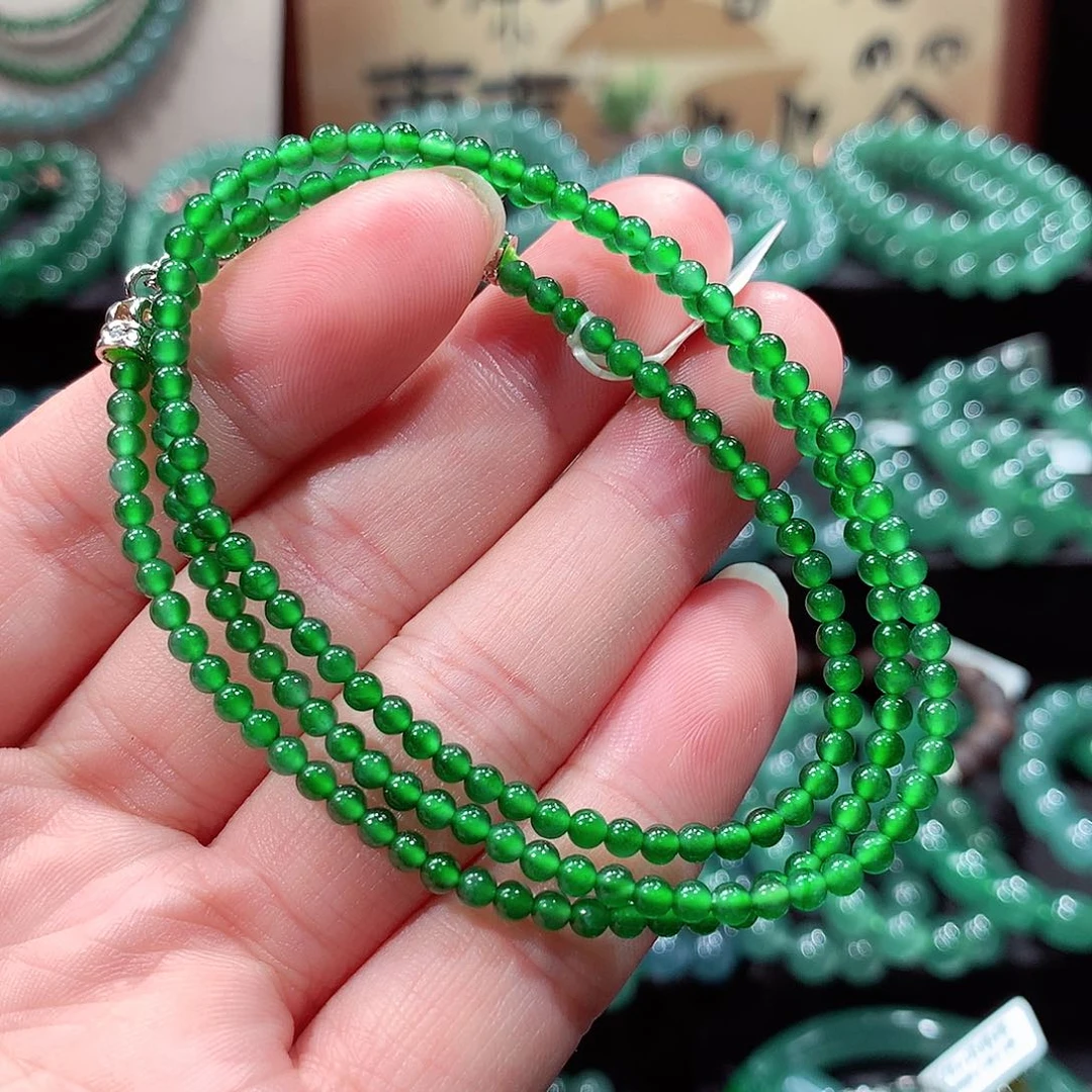 翡翠未镶嵌手链卡3