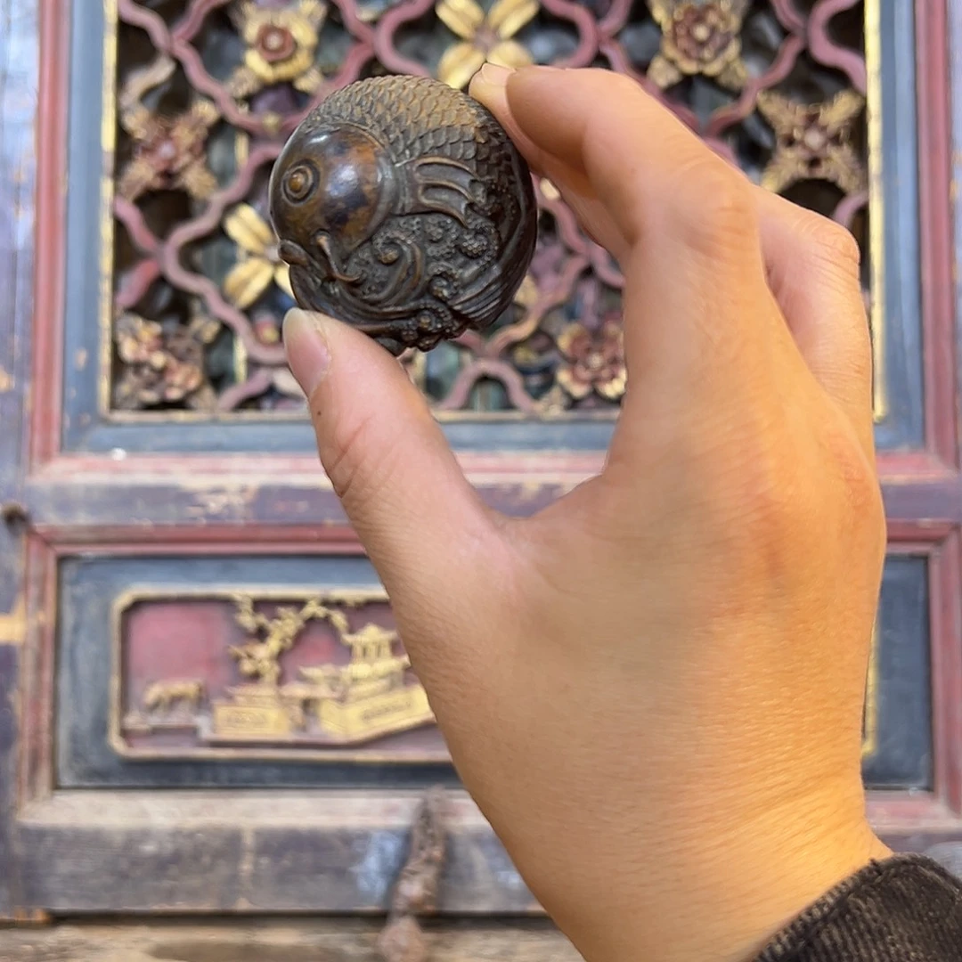 香榧木老木雕花板