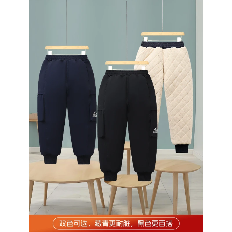 2608（极寒羊毛）高山刺绣工装棉裤重工刺绣一条过冬三防面料男女