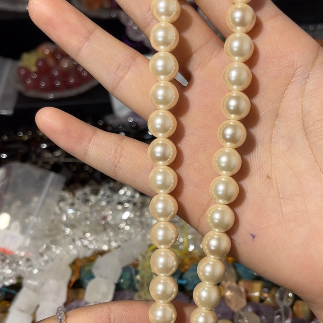 玛瑙/玉髓散珠贝珠卡10