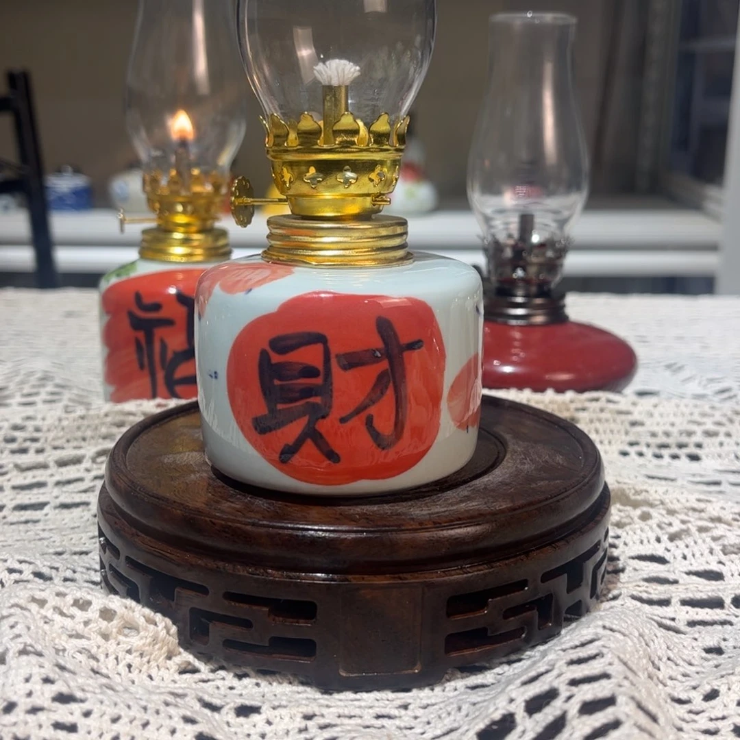 摆件景德镇陶瓷香薰灯