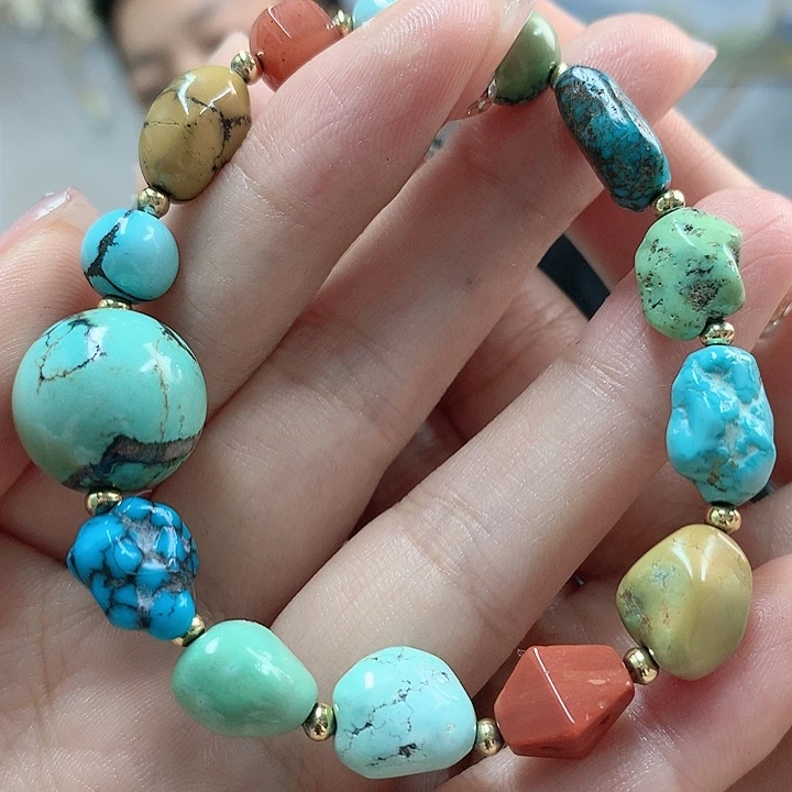 绿松石珠宝奇石未镶嵌