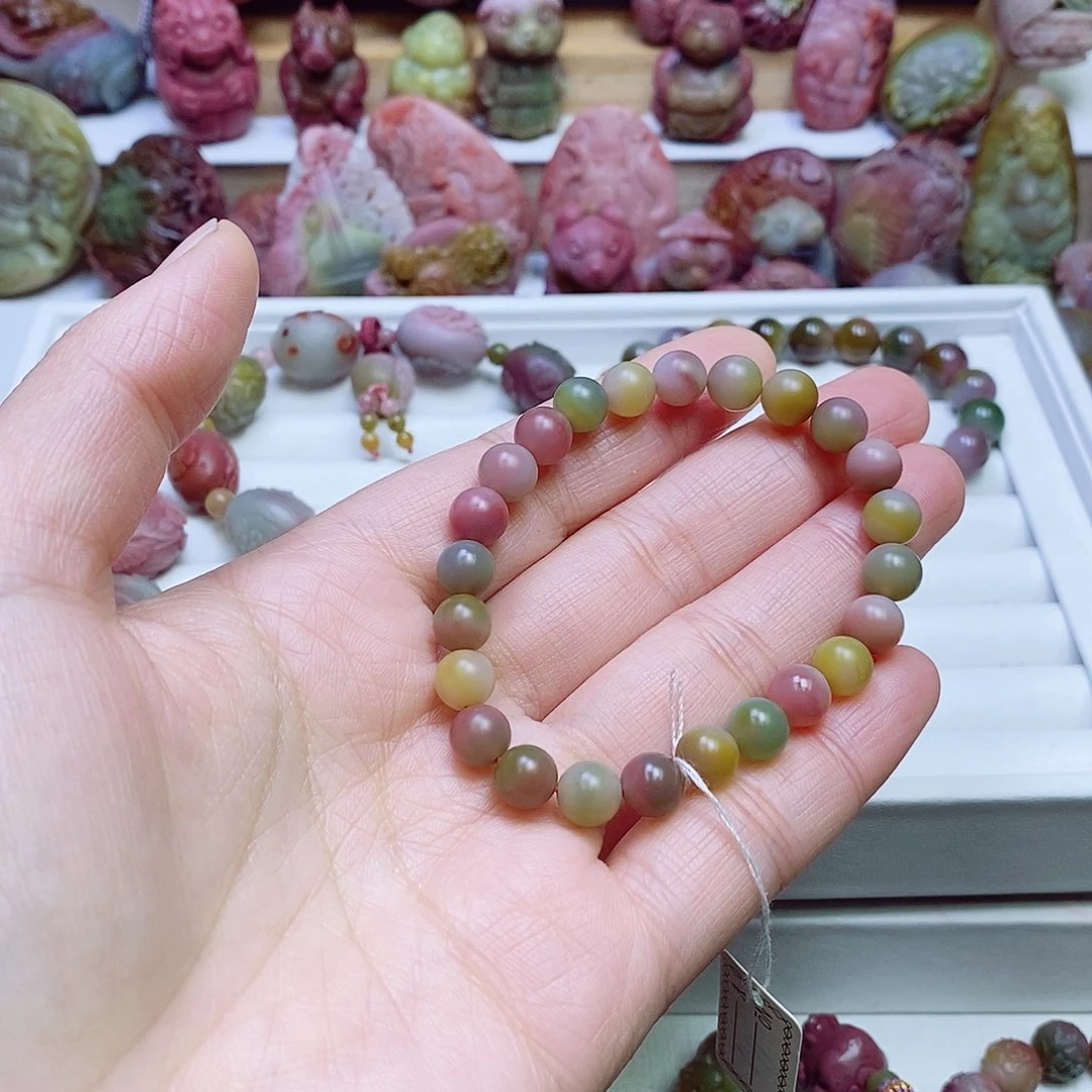玛瑙/玉髓盐源玛瑙手链未镶嵌