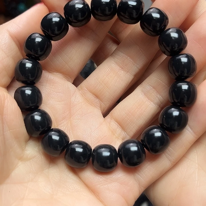 和田玉（墨玉）未镶嵌颈饰卡12老型高yangzhi