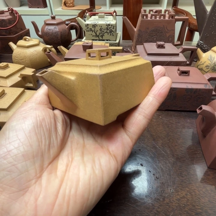 茶壶紫砂黄金段泥80全手工