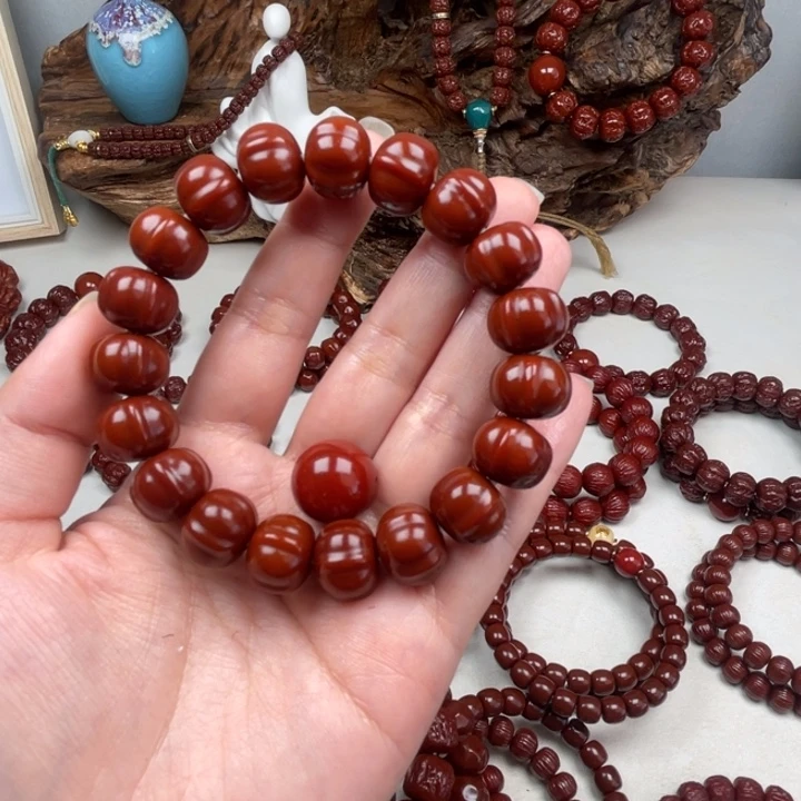 猴头核桃吊坠鲨鱼14➕红