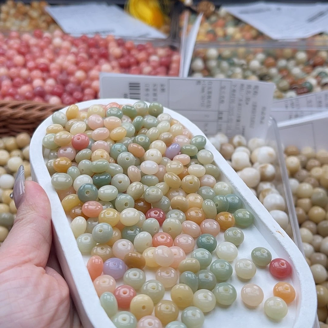 白玉菩提吊坠q9mm/100+20颗