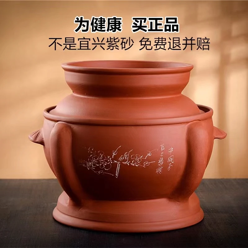 盬子鸡锅川渝网红美食非遗蒸鸡汤锅贵州盗汗鸡锅非云南汽锅鸡汽锅