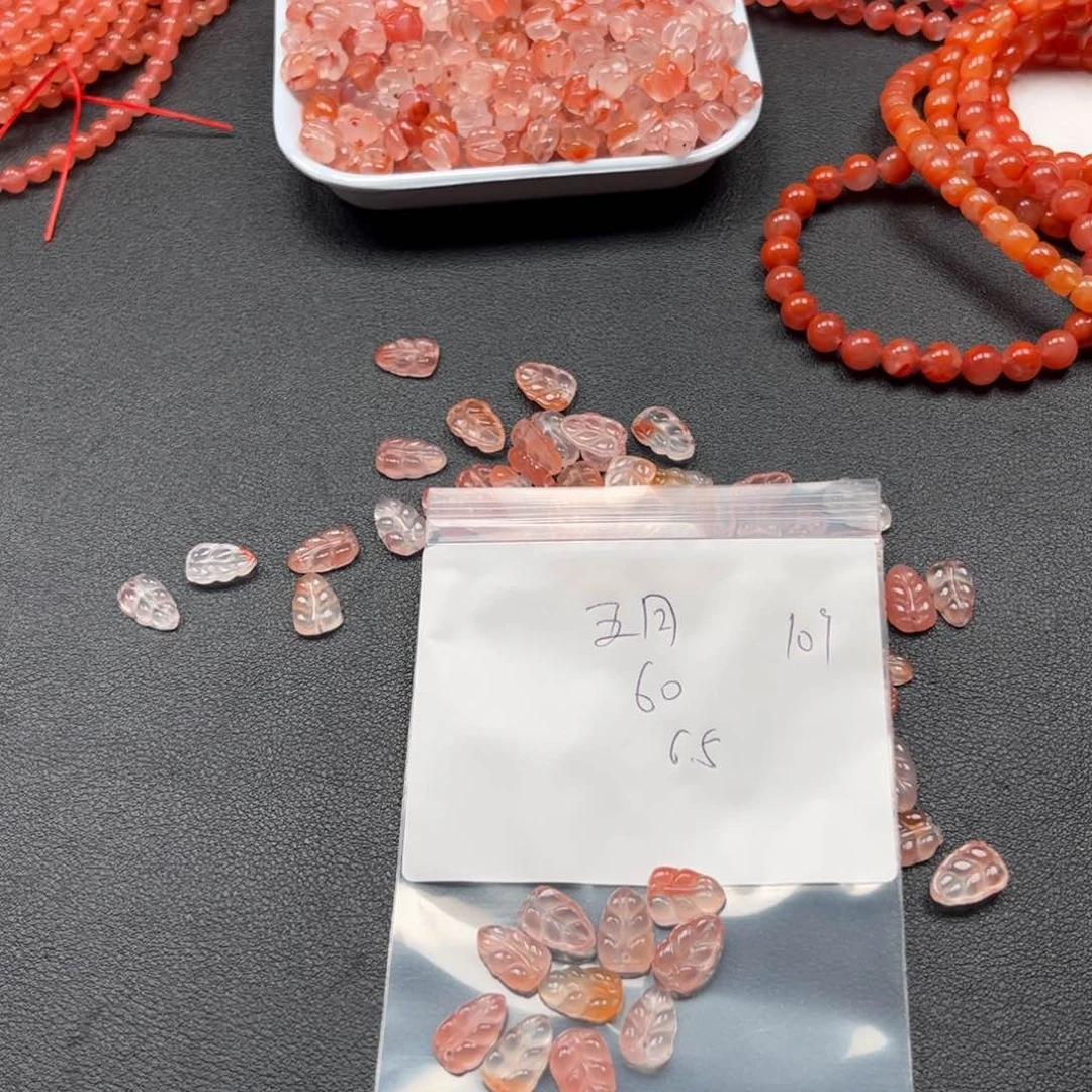 南红玛瑙配饰合金五****好
