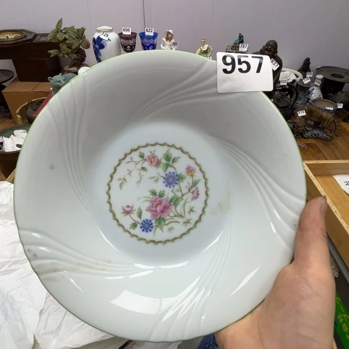瓷片呀工艺品摆件瓷器摆件正能量