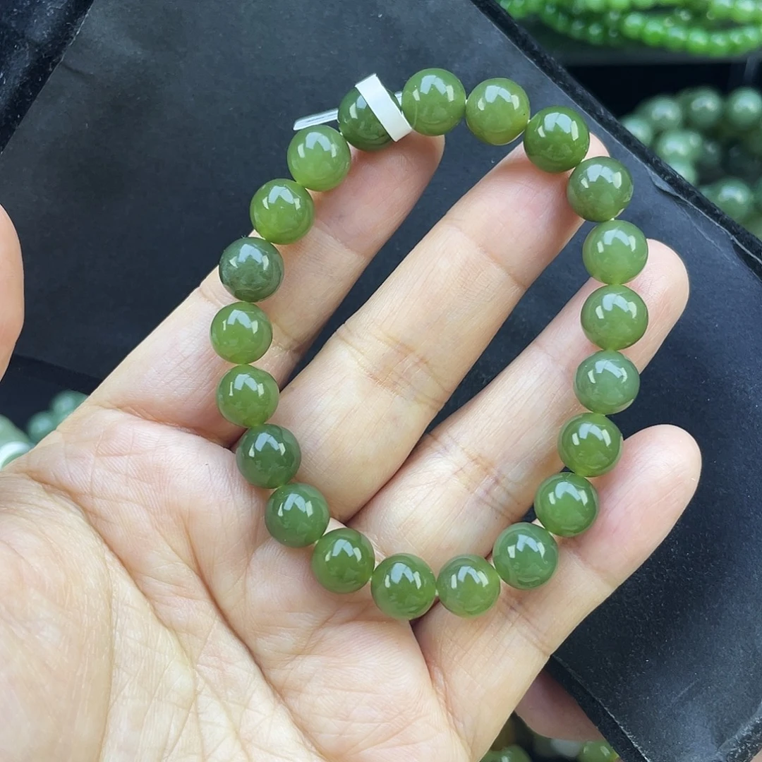 和田玉未镶嵌手链2