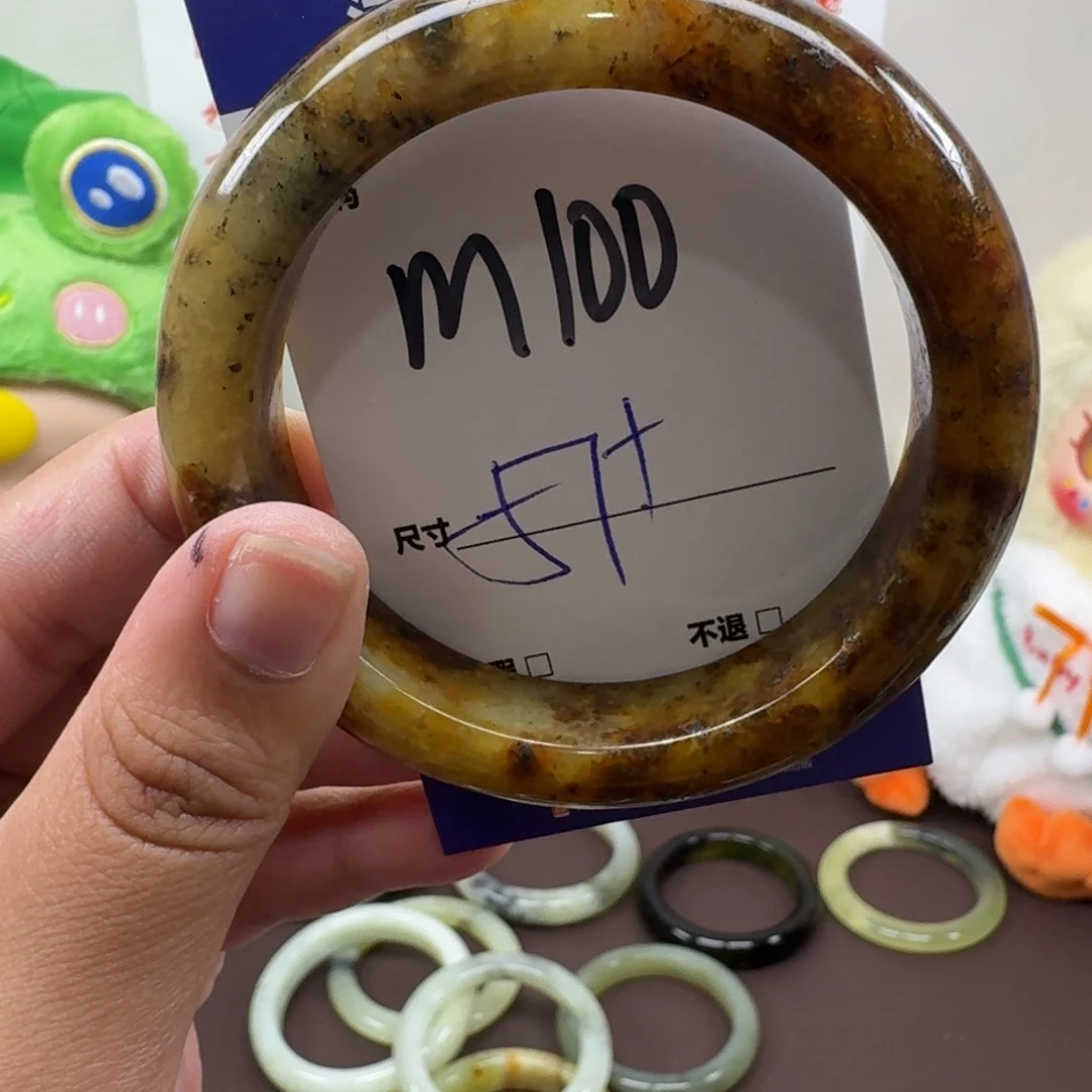 蛇纹石玉未镶嵌手镯100