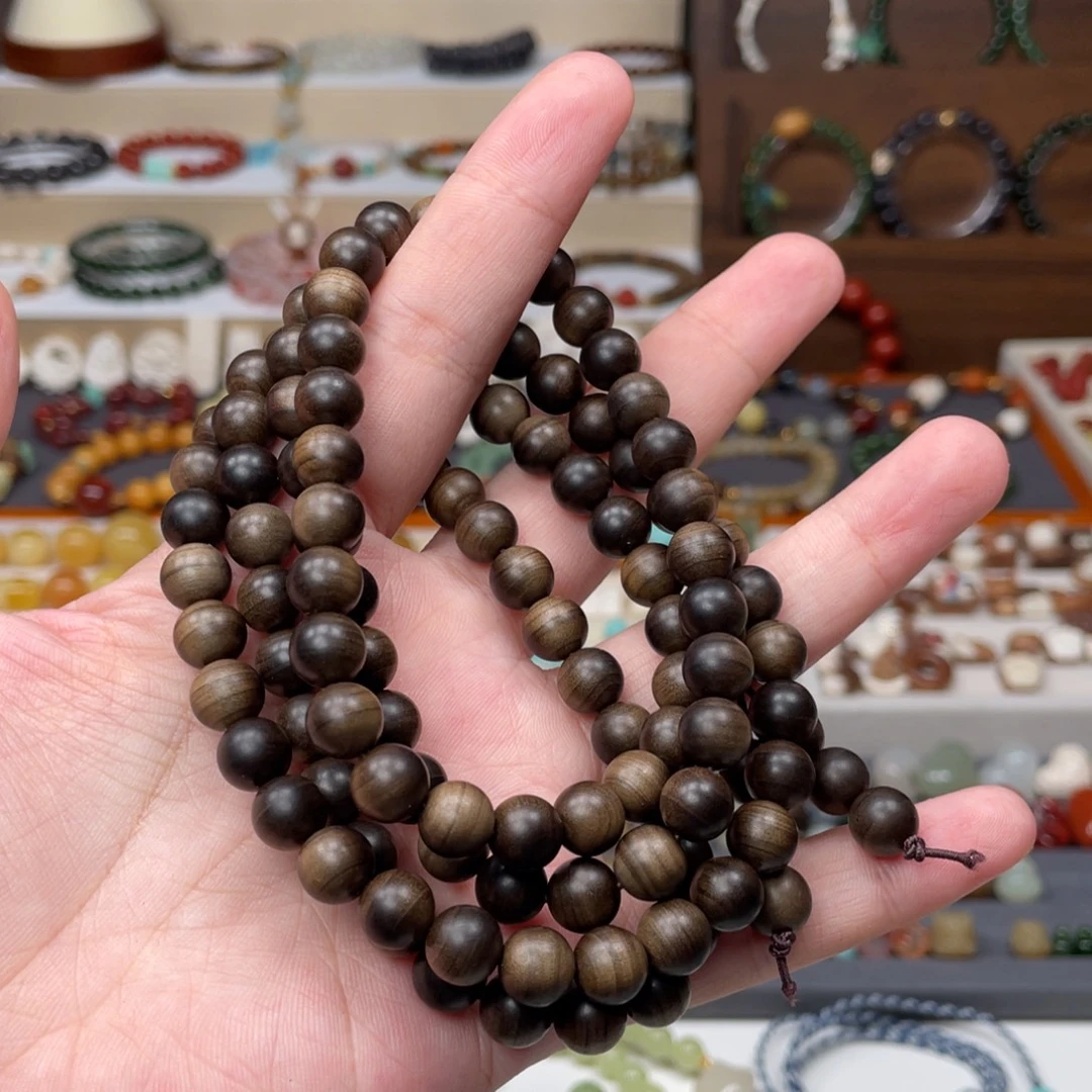 檀香木阴沉8mm印度老山檀香