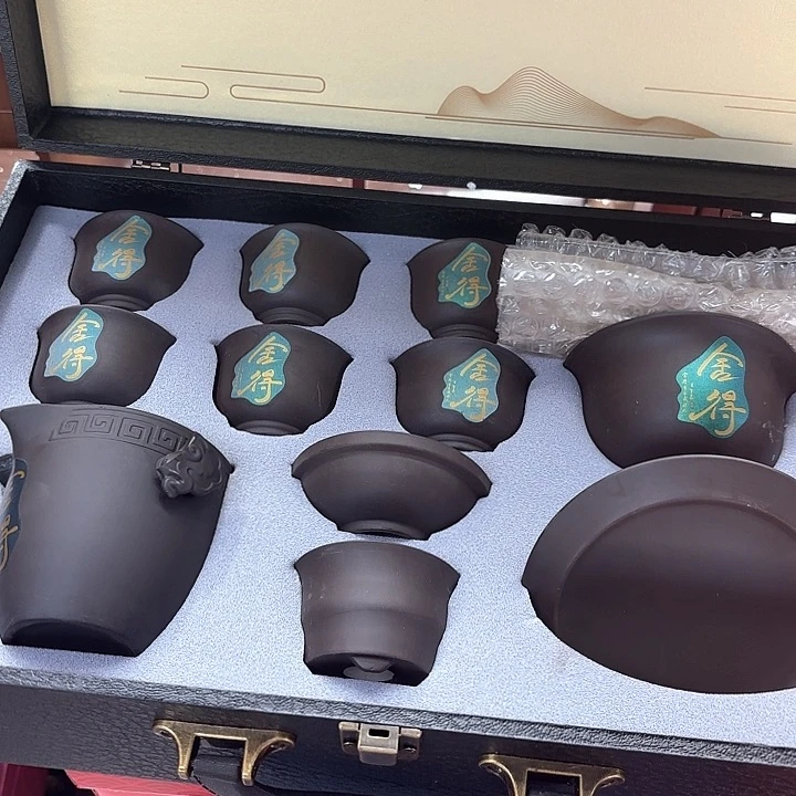 孤品茶具套装等。