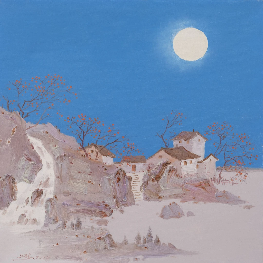21、李文新 月是故乡明【798第二弹上拍卖】