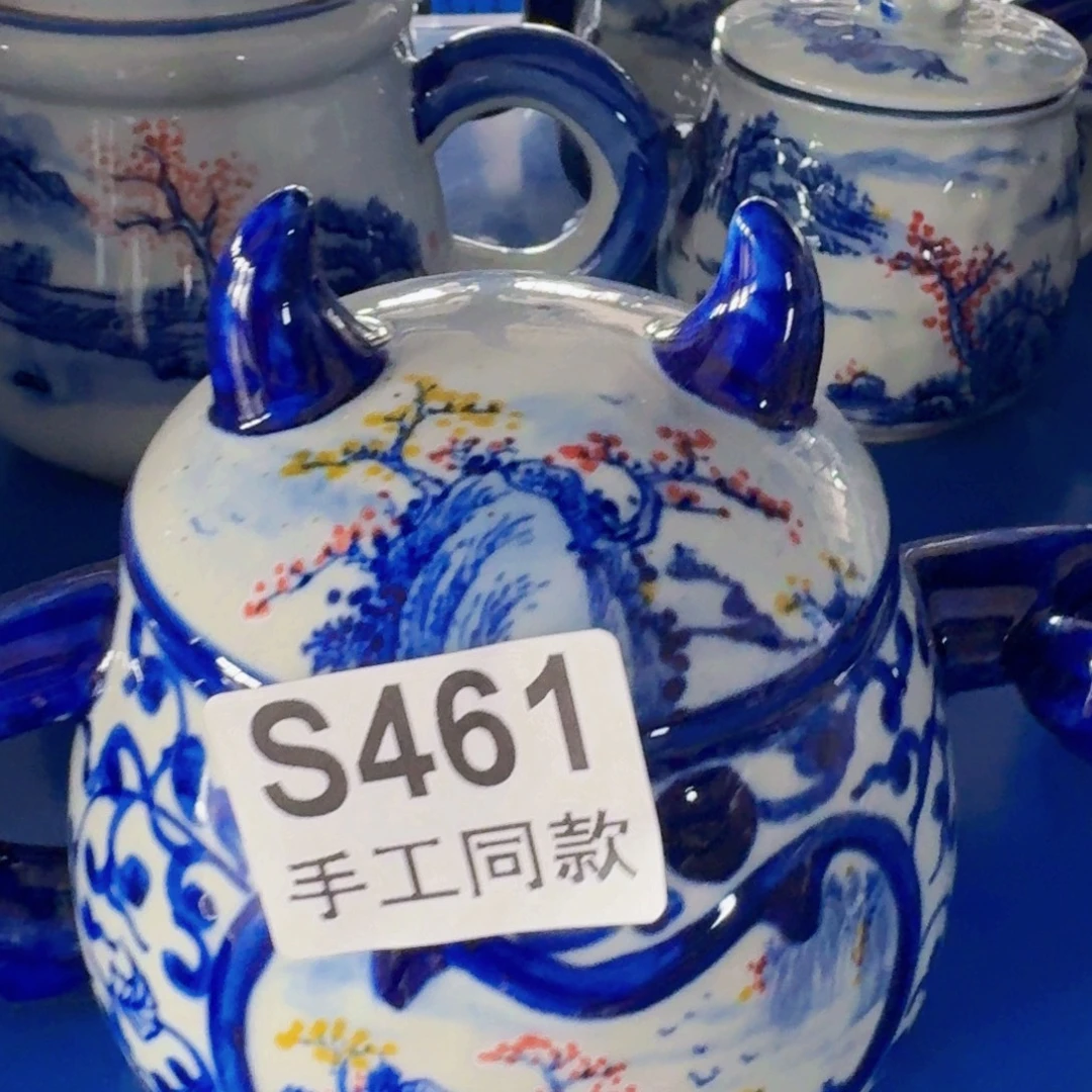 摆件461 景德镇瓷器老陶泥