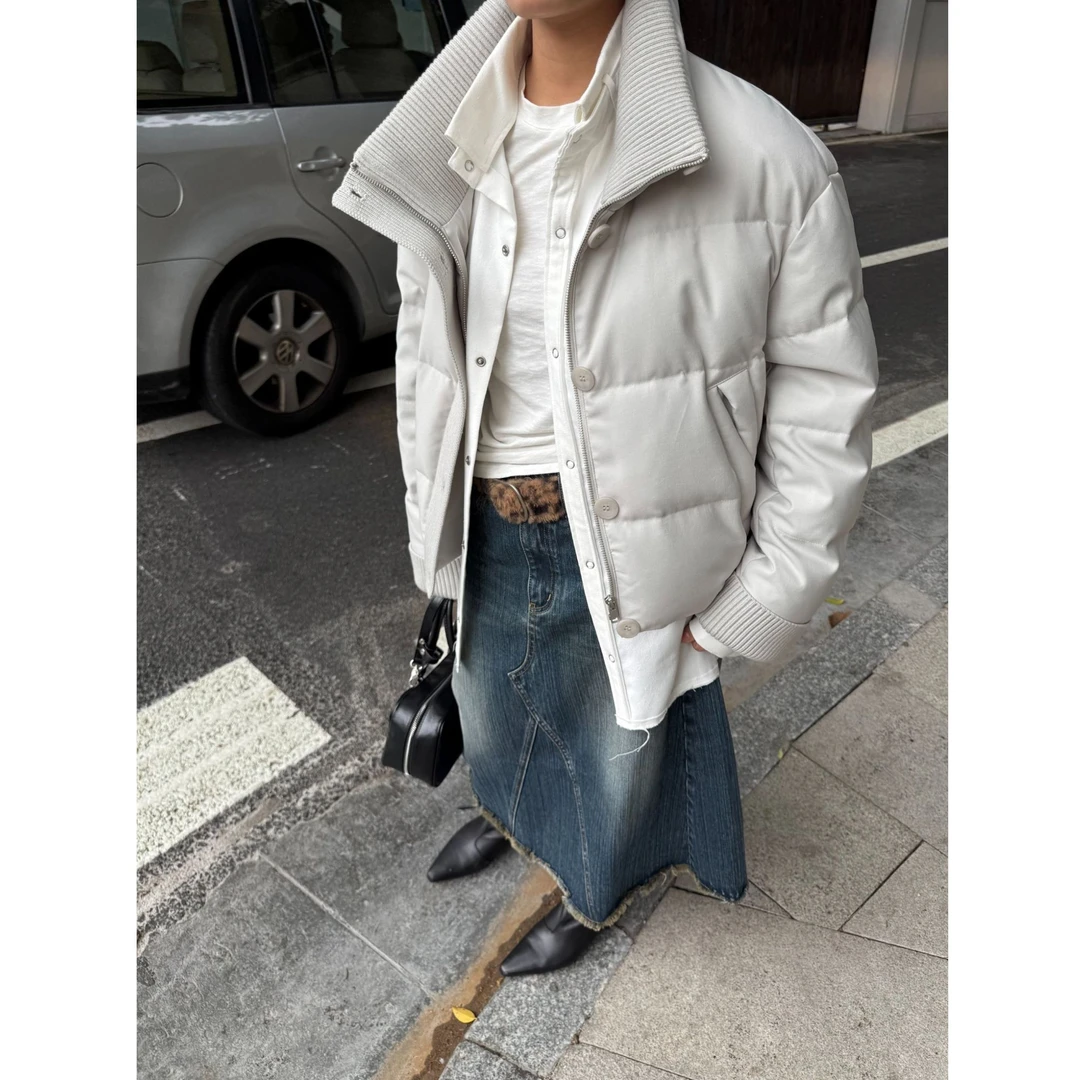 【清】逸语IN choose u笑笑家2025冬季新国标90白鸭绒羽绒服女89938