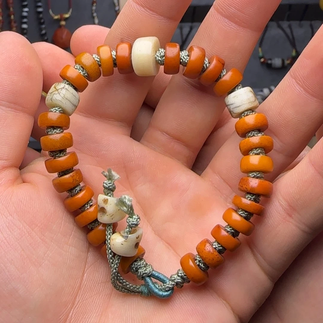 手链蜜蜡未镶嵌shizizhizhizhong