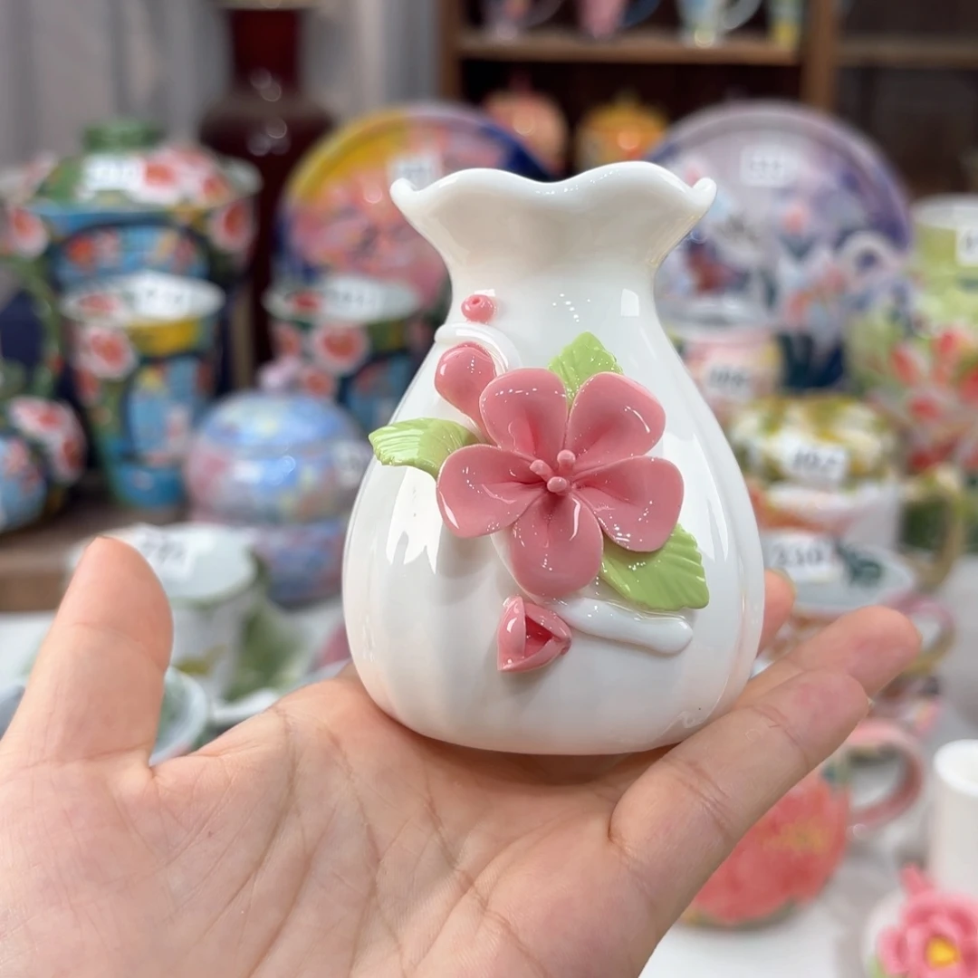 景德镇手绘高温釉下彩陶瓷茶具