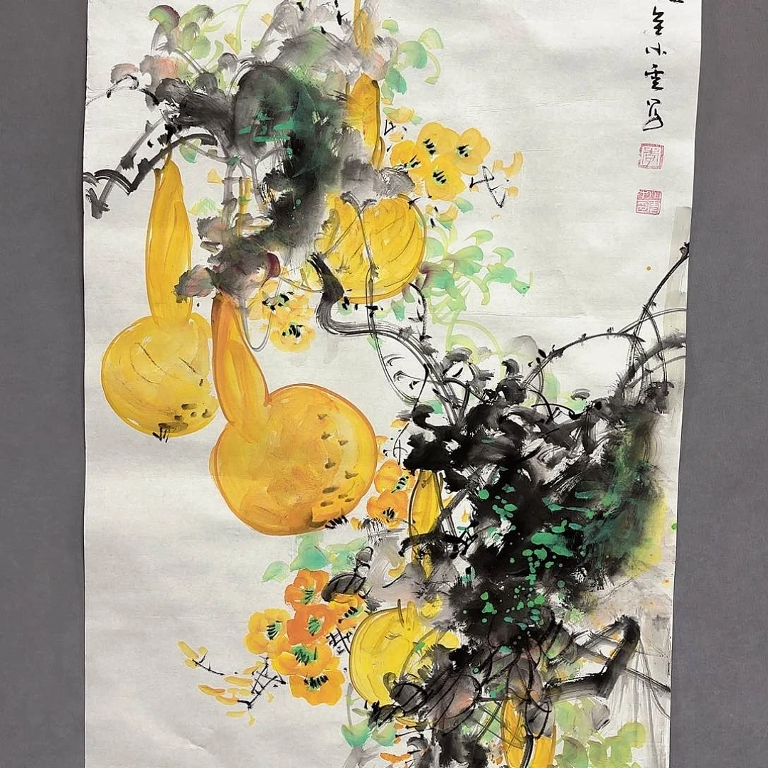 国画国画纯手绘作品请放心去藏