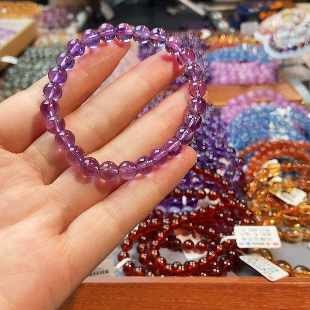 水晶手链未镶嵌手串7毫米